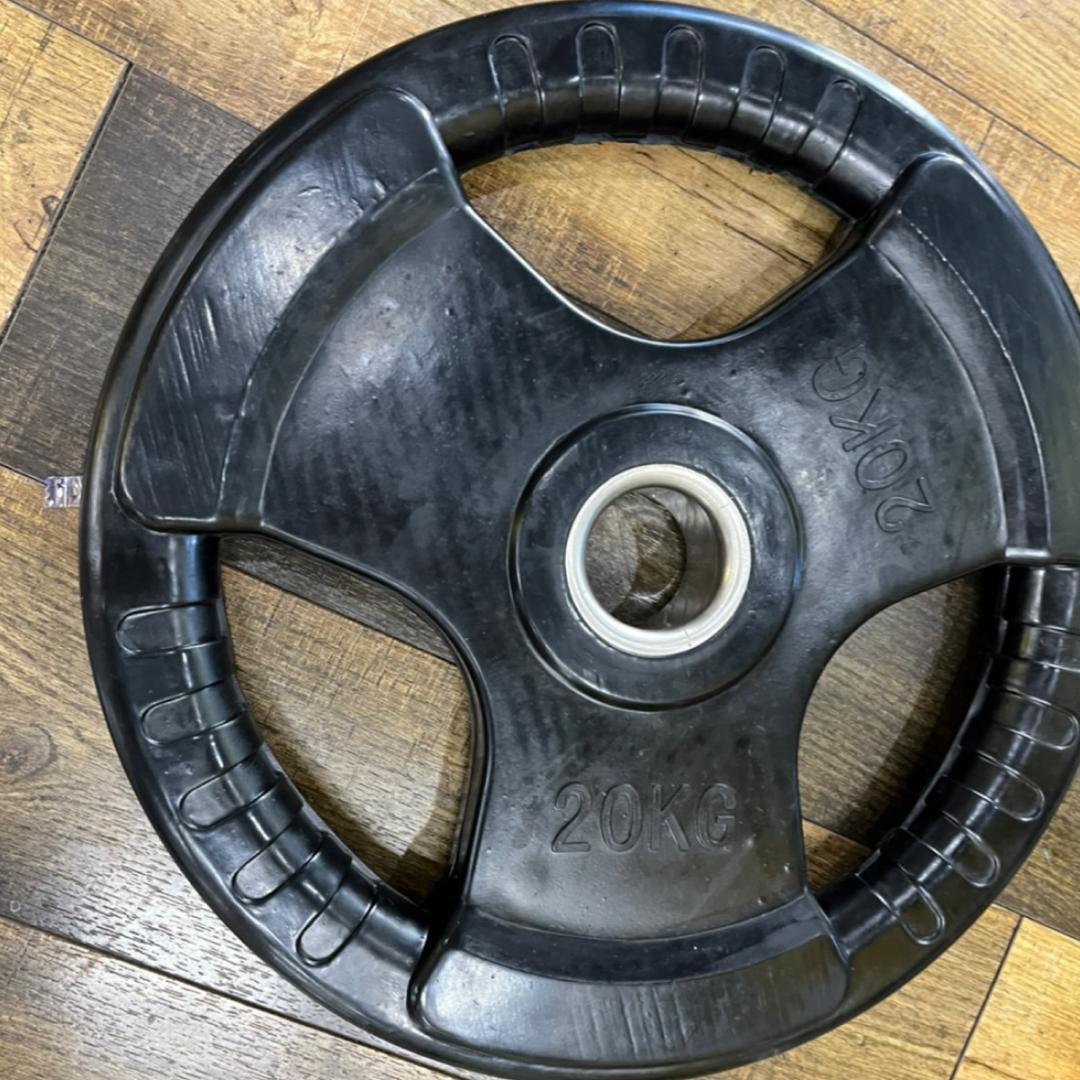 Φ 50mm ラバープレート 20kg 2枚 計40kg SET