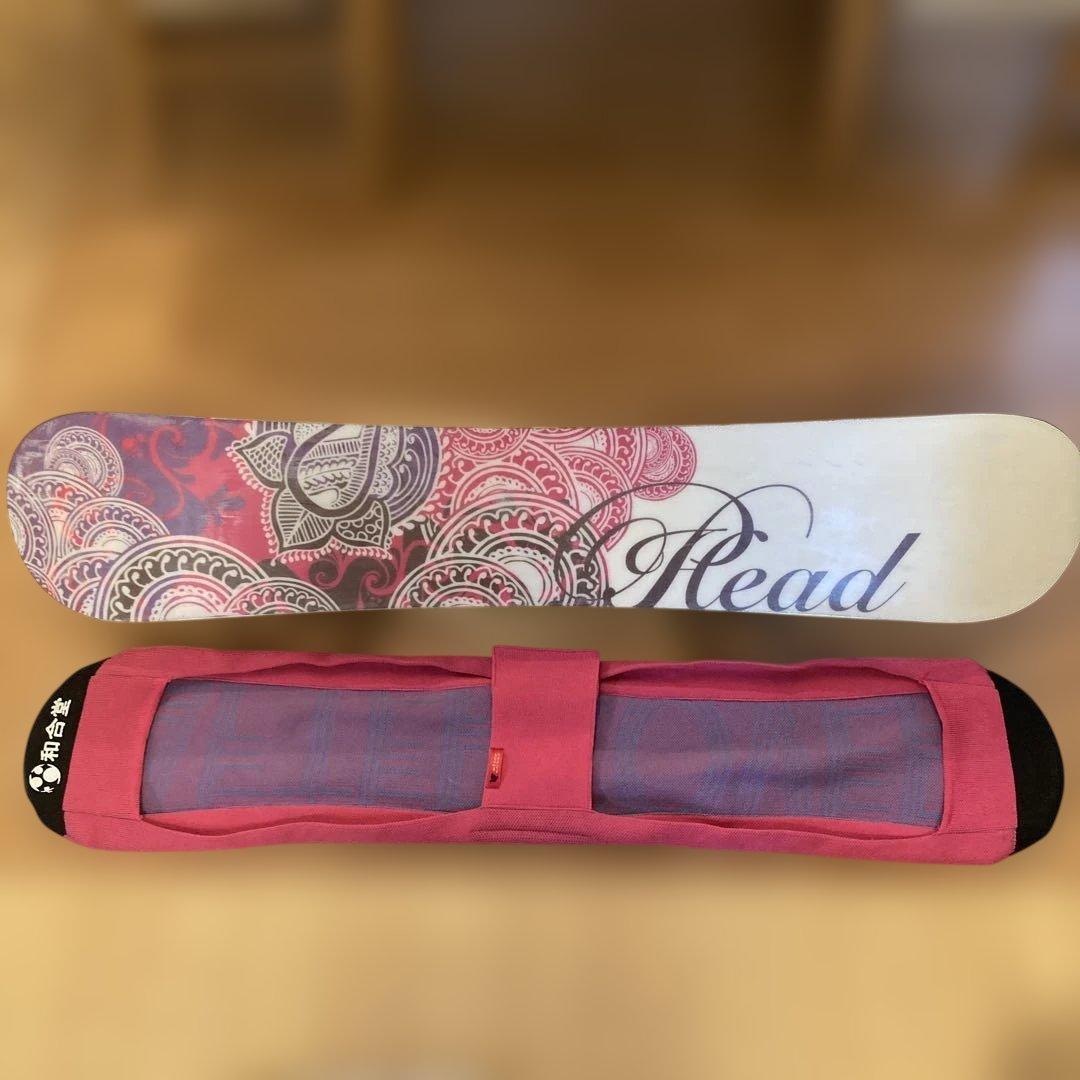 HEADレディース バイン付 スノーボード 138cm ソールカバー付き