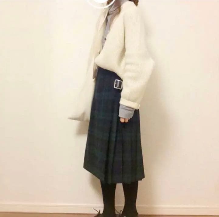 O’NEIL of DUBLIN キルトスカート グリーンチェック