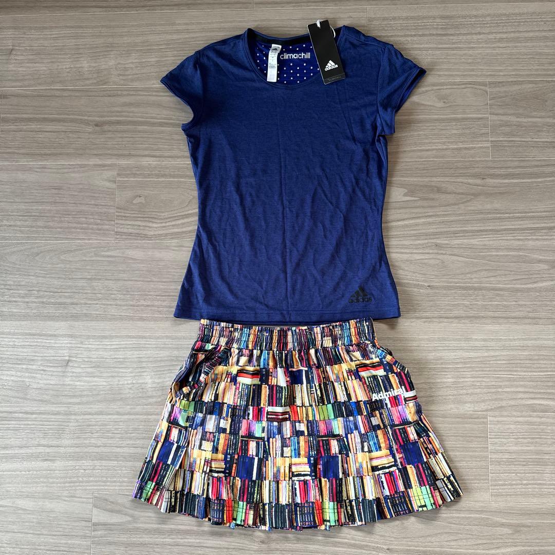 アドミラル Admiral 書籍模様 レディーステニスウェア スカート付き