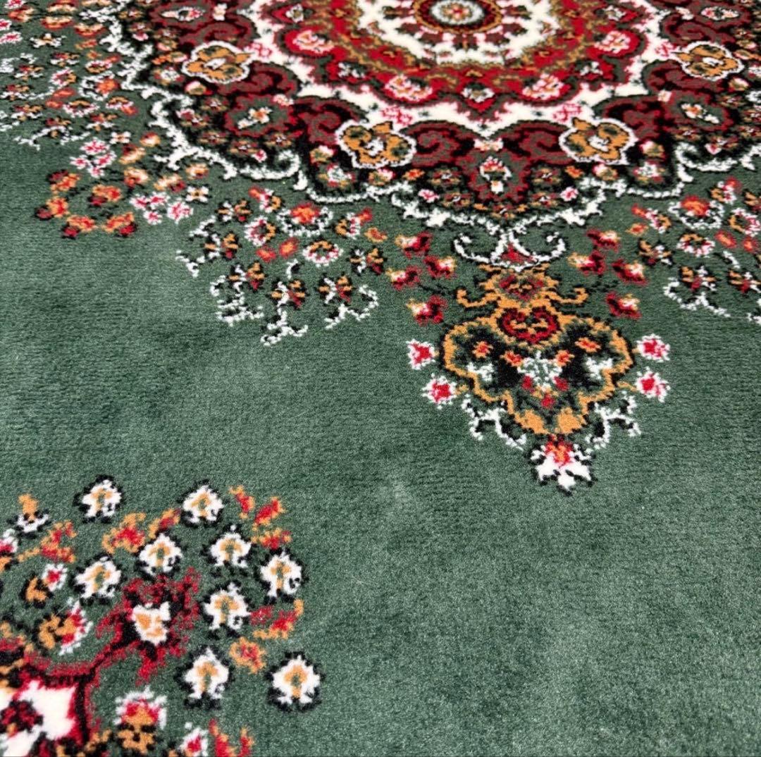 【美品】絨毯 ラグ カーペット シーラズ ベルギー製 230cm 161cm