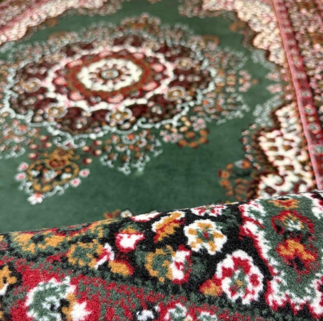 【美品】絨毯 ラグ カーペット シーラズ ベルギー製 230cm 161cm