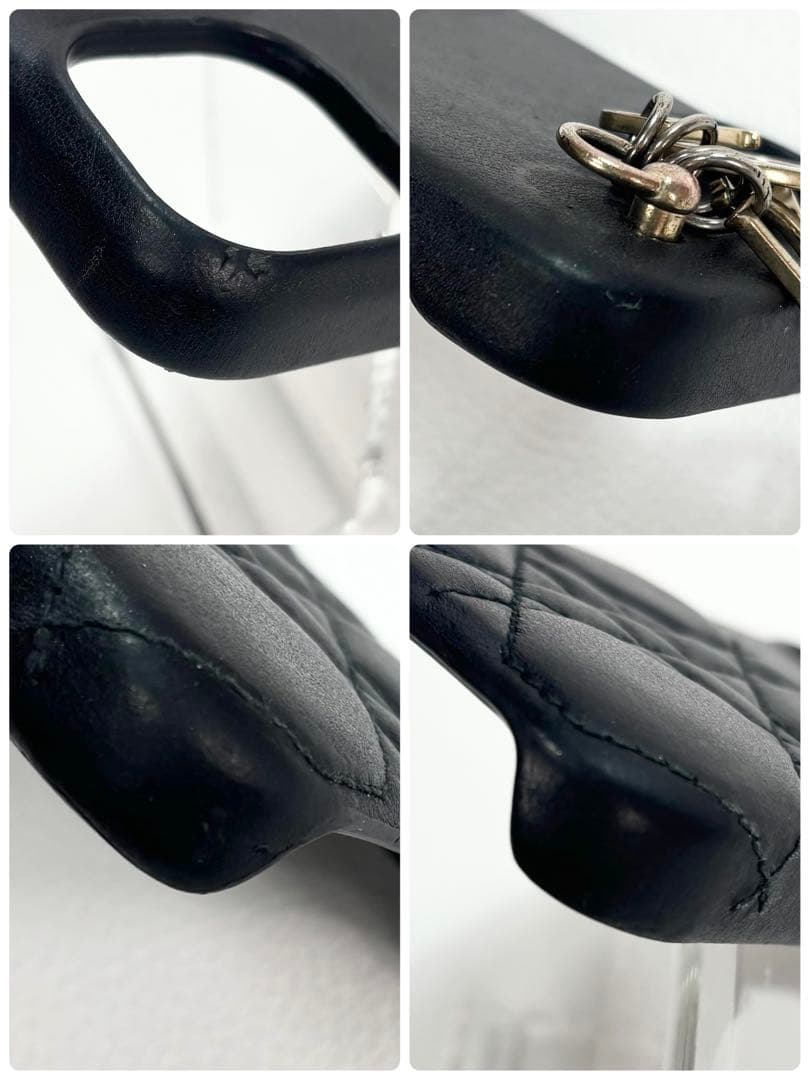 【美品】ディオール　カナージュ　iPhone14Pro スマホケース　ブラック