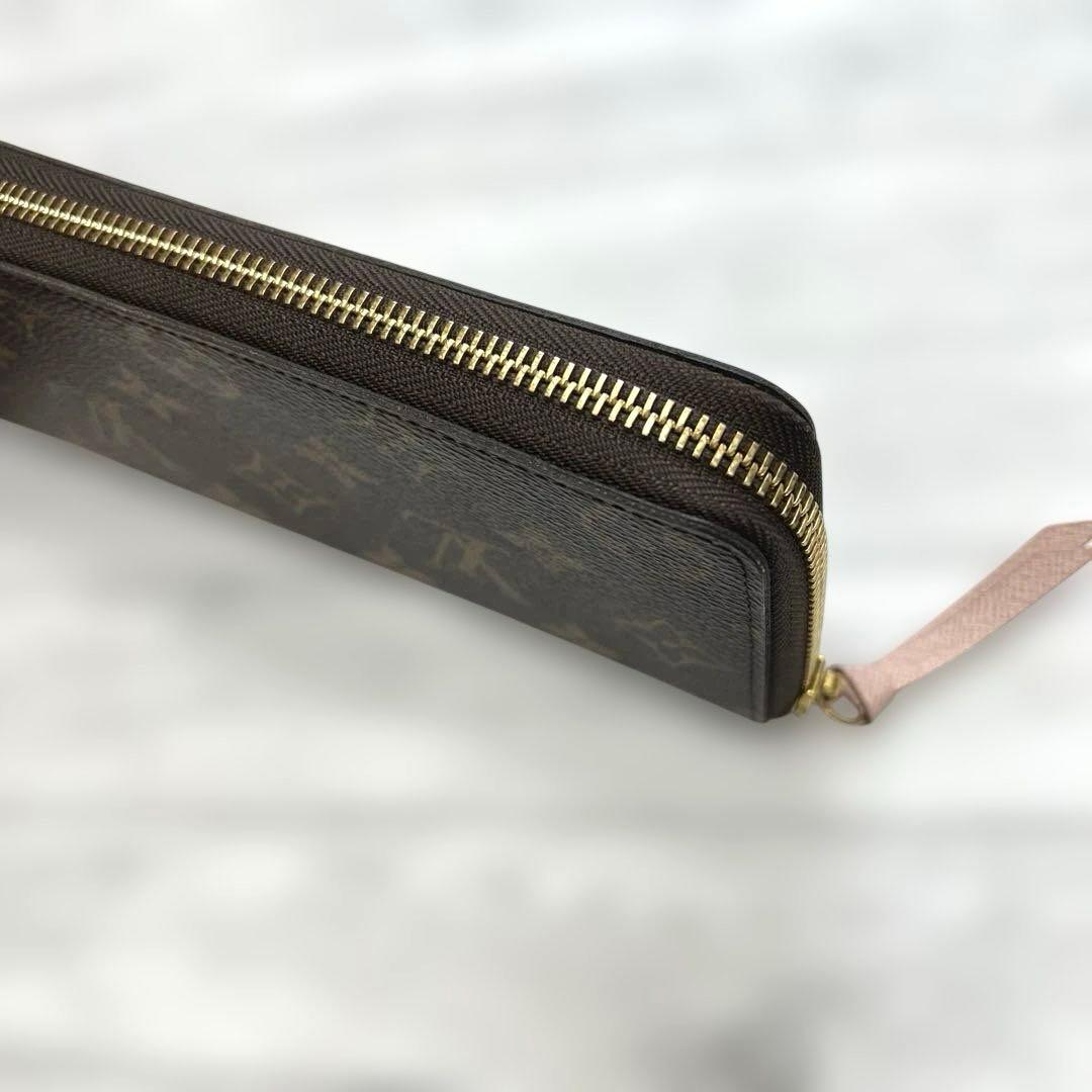ルイヴィトン モノグラム ポルトフォイユクレマンス 長財布 ローズバレリーヌ