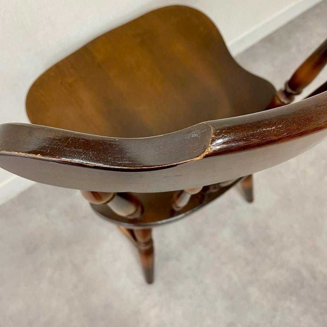 飛騨産業 キツツキマーク ウィンザーチェア 無垢材 国産家具 ヴィンテージ A