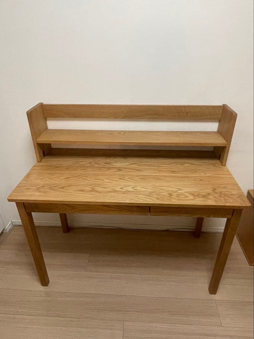 無印良品 木製デスク・上置き