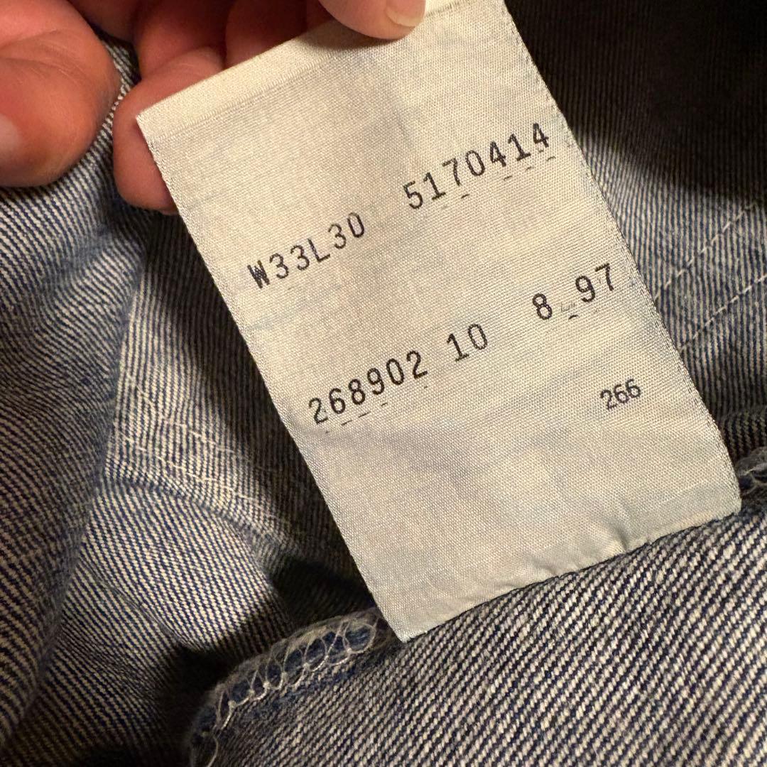 90s 希少 リーバイスユーロ 517 W33 ボタンフライ
