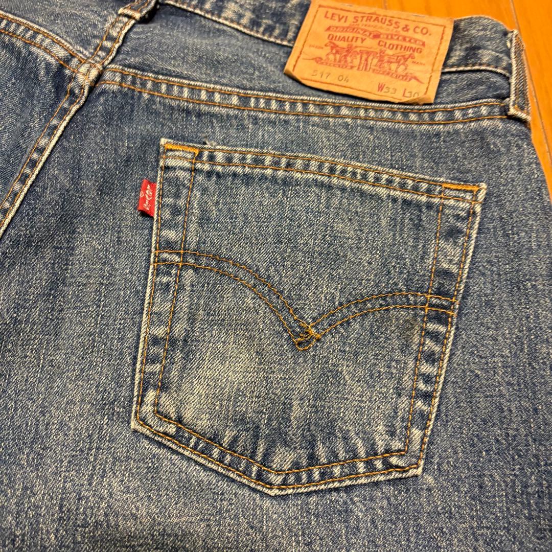 90s 希少 リーバイスユーロ 517 W33 ボタンフライ