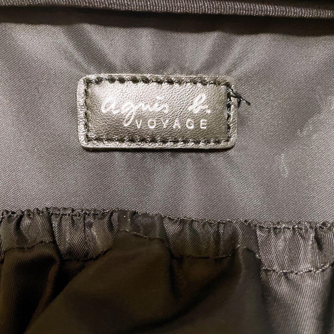 美品 アニエスベーボヤージュ アタッシュケース ロゴ ブラック