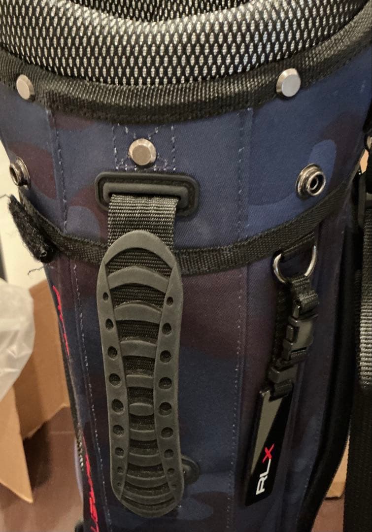 RLX POLO GOLF ポロゴルフ スタンドキャディバッグ ネイビー迷彩柄