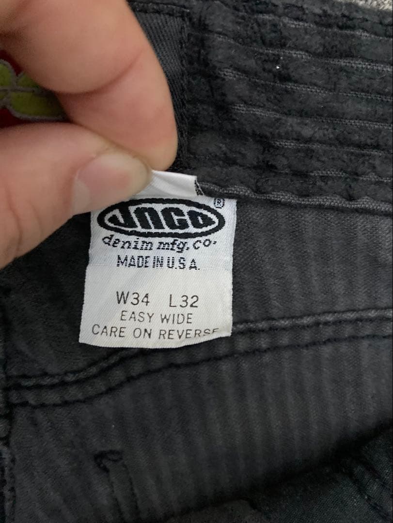 90s JNCO JEANS コーデュロイパンツ 太畝 USA製 LAGATEの通販