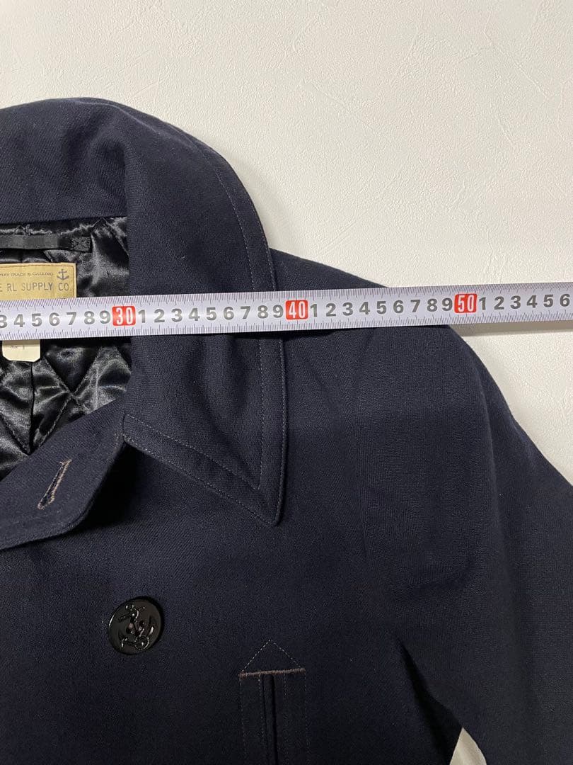 ☆RRLダブルアールエル☆ピーコート☆インディゴネイビー☆ミリタリー