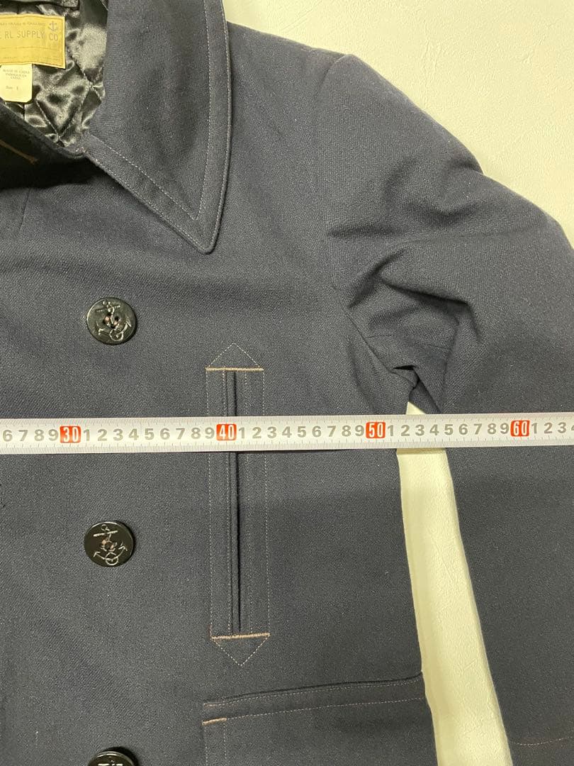 ☆RRLダブルアールエル☆ピーコート☆インディゴネイビー☆ミリタリー