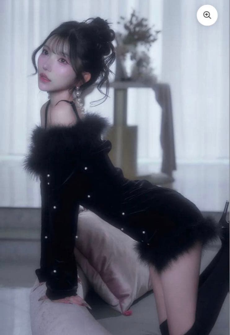 ベリアミミ BELEARMIMI デザインパールベロアコンビネゾン Sサイズ