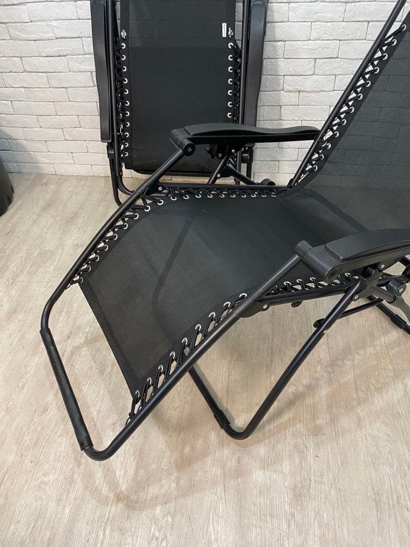 【BLACK550】定価22万　テラス　チェア　デッキ　アウトドア　椅子