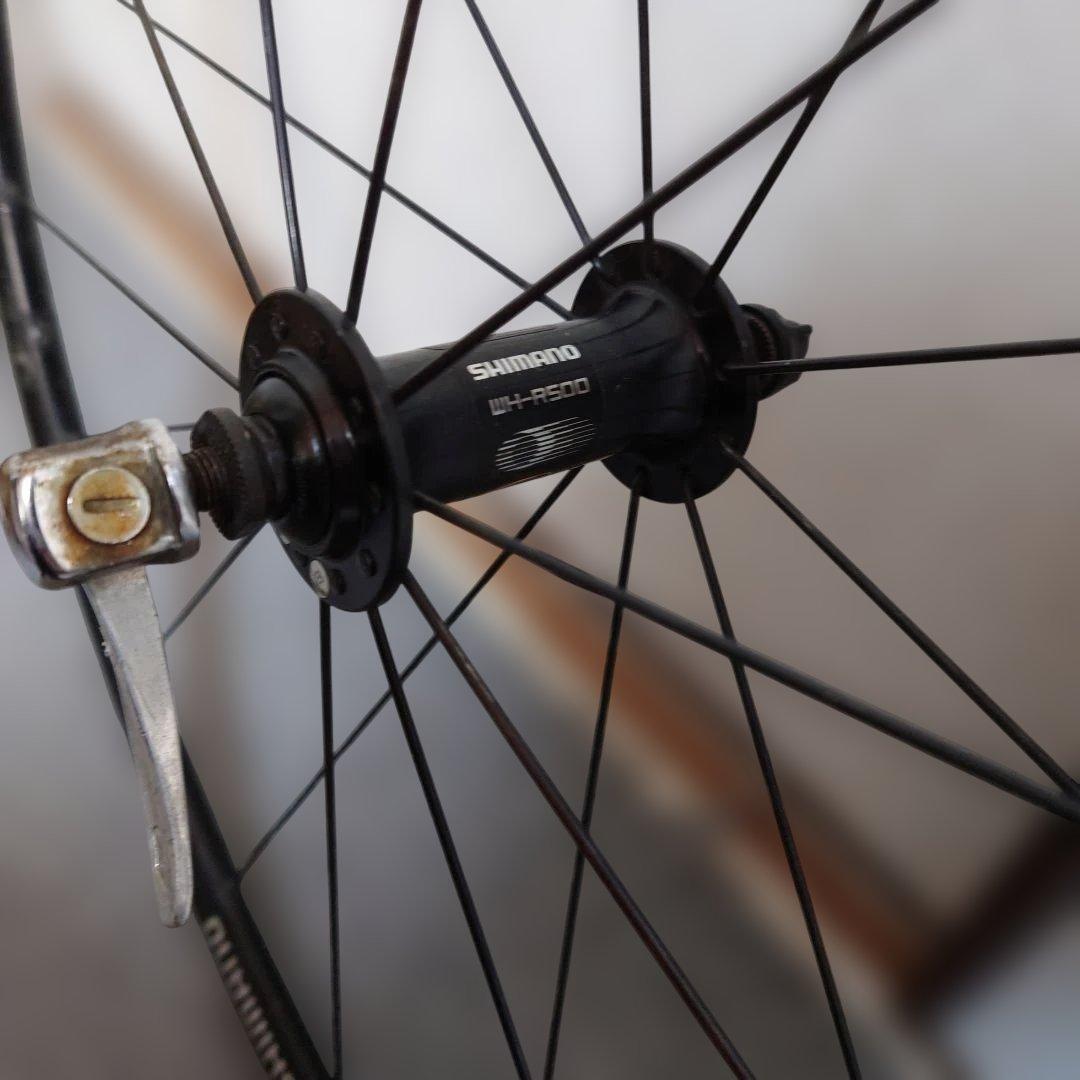 【清掃済】SHIMANO WH-R500 シマノ 前後ホイールセット