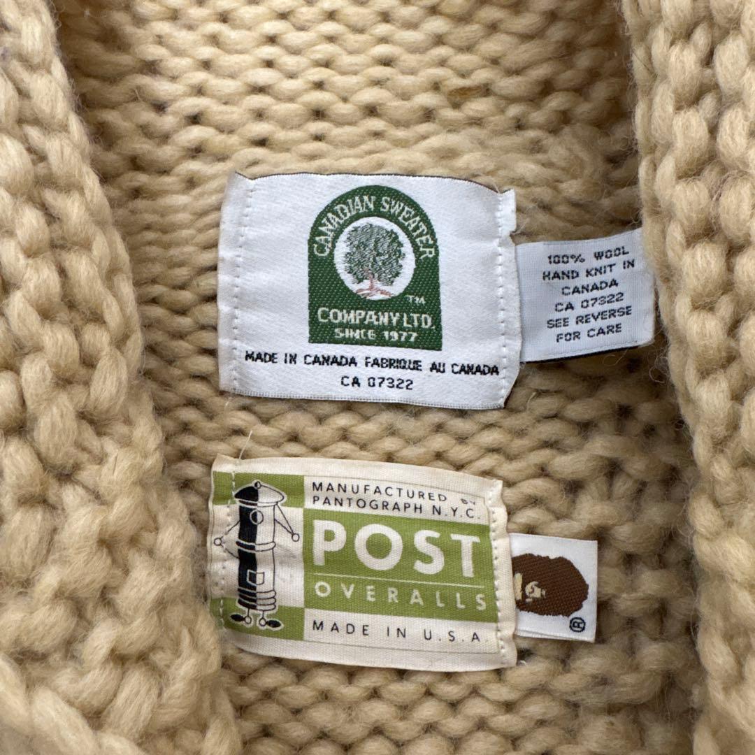 Y*e様 BAPE × POST カウチンセーター 初期 ポストオーバーオールズ
