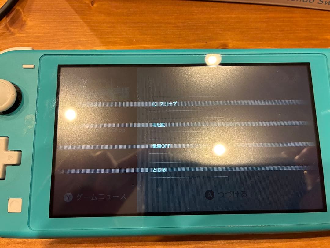 合場Nintendo Switch Lite ジャンク品（SDカード付き）