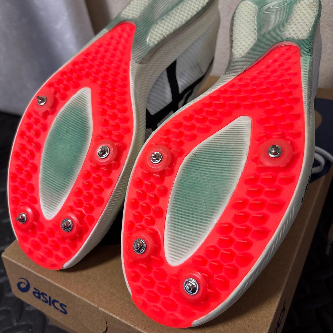 美品　asics アシックス コスモレーサー LD3 25.5cm スパイク