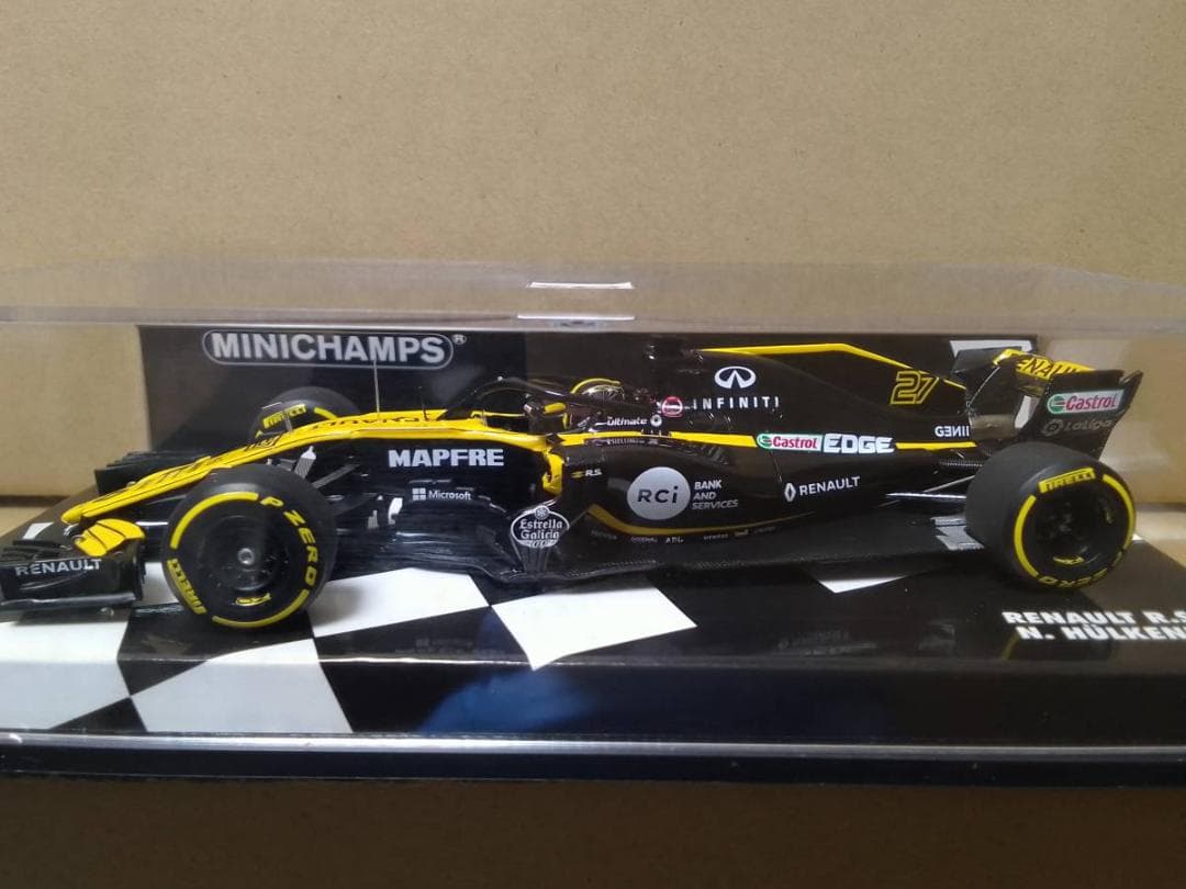 ミニチャンプス PMA 1/43 ルノー R.S.18　ヒュルケンベルグ