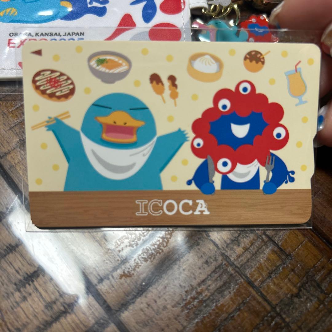 大阪関西万博2025　万博記念ICOCA＋パスケースセット ミャクミャク