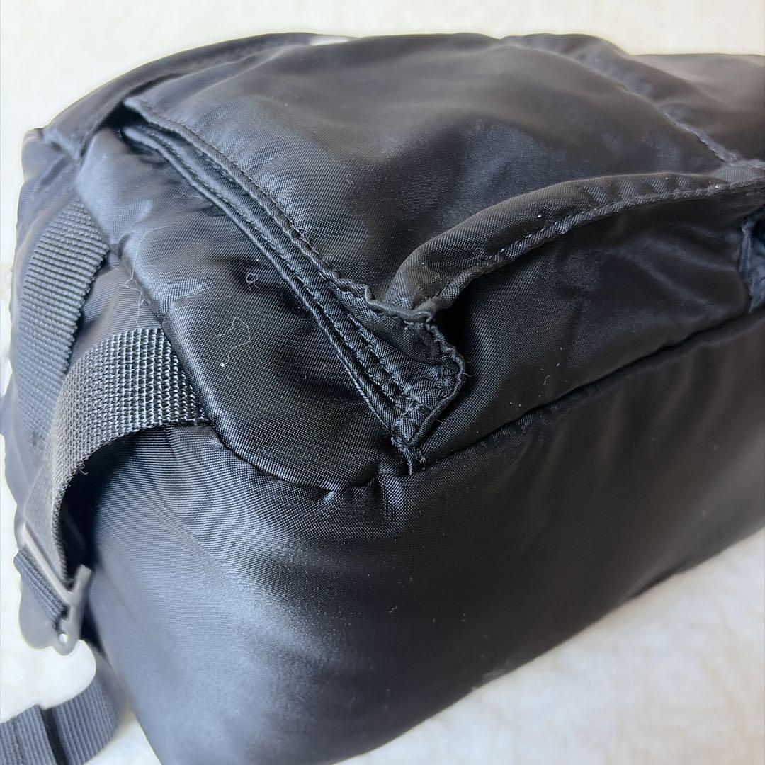 【美品】PORTER タンカー 2way ボディバッグ ウエストバッグ ブラック