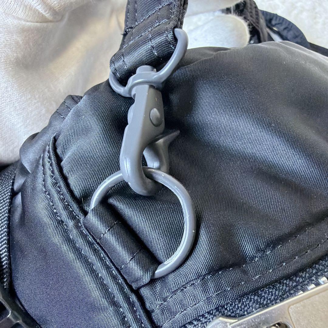 【美品】PORTER タンカー 2way ボディバッグ ウエストバッグ ブラック