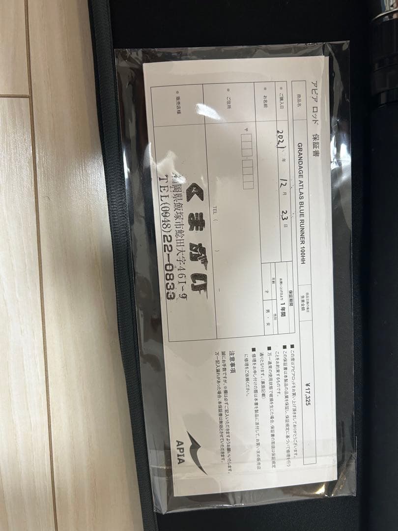 アピア グランデージ アトラス ブルーランナー 100HH