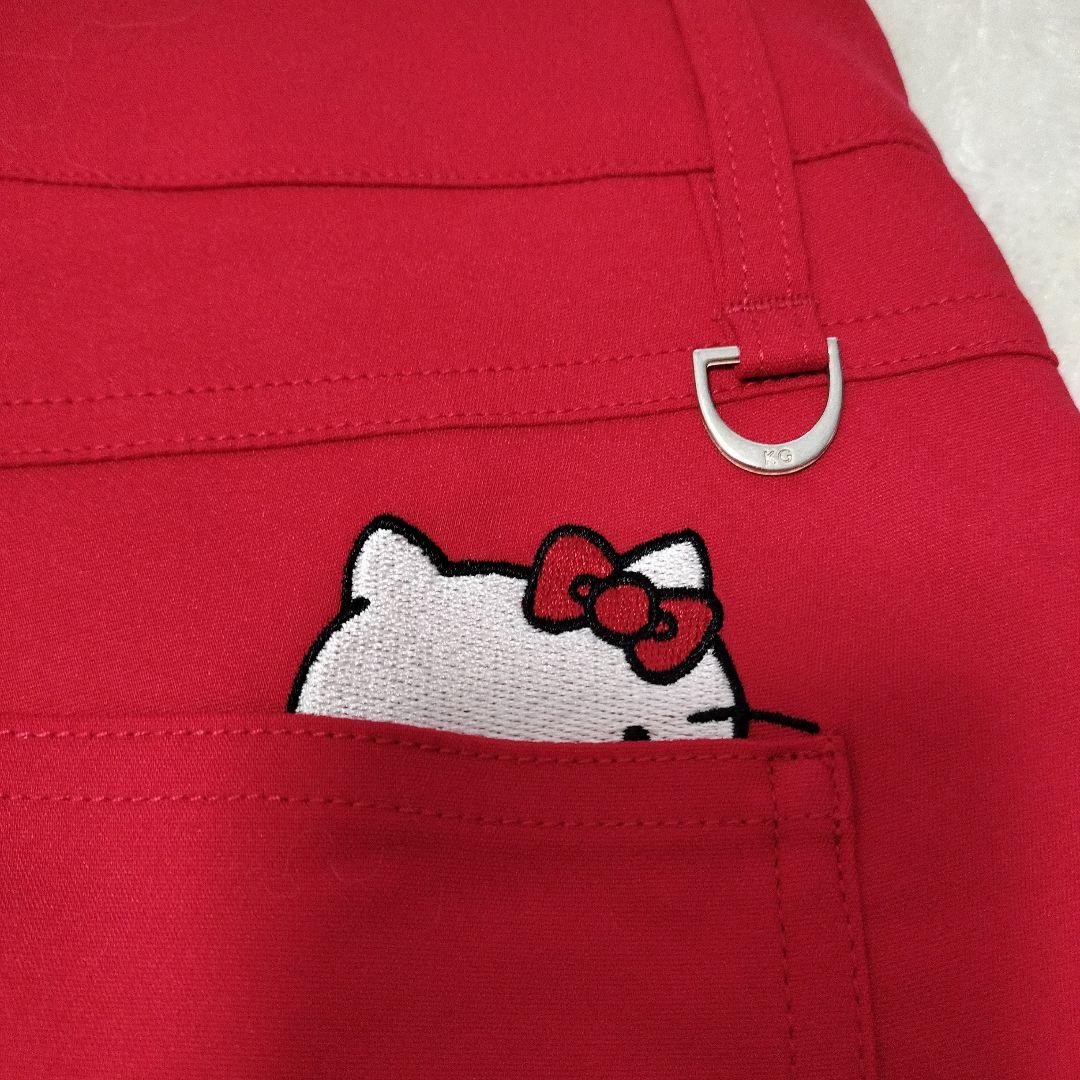 3点セットKiss Green ハローキティポロシャツショートパンツサンバイザー