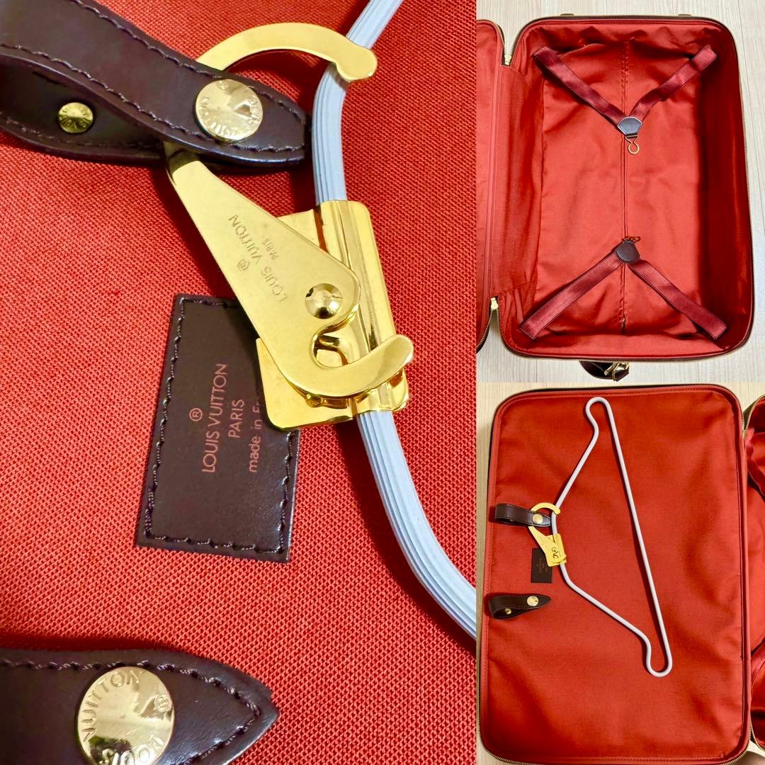 【極美品】ルイヴィトン ダミエ ペガス 55 レザー スーツケース ユニセックス