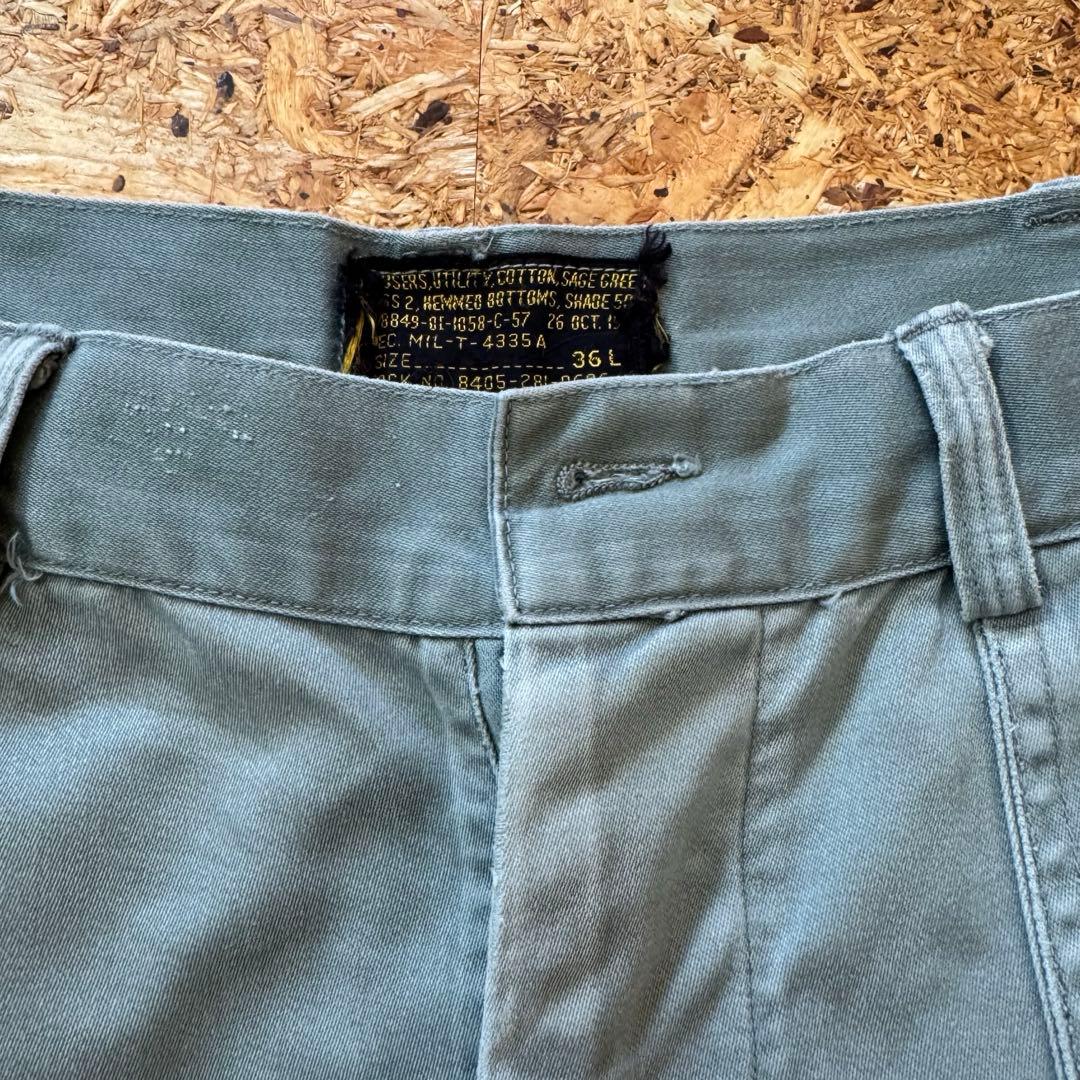 希少！50s USAF メカニッククルー　ビンテージパンツ　w36