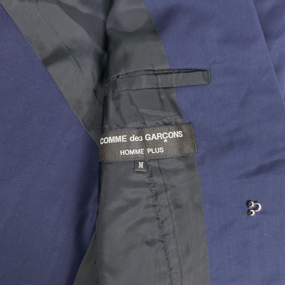 コムデギャルソンオムプリュス 21SS ウール チェスターコート ネイビー M