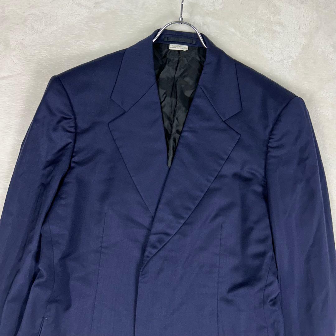 コムデギャルソンオムプリュス 21SS ウール チェスターコート ネイビー M