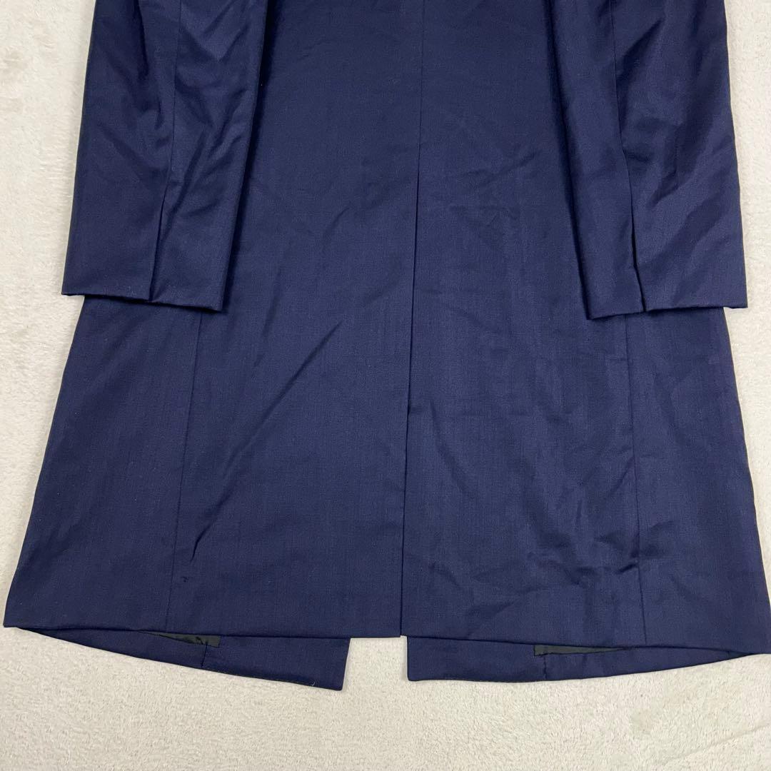 コムデギャルソンオムプリュス 21SS ウール チェスターコート ネイビー M