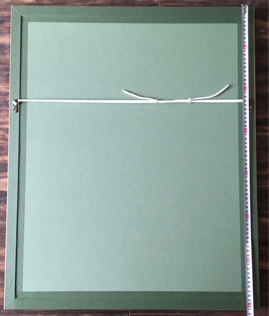 中島千波「ヒヤシンス」リトグラフ 額装 D