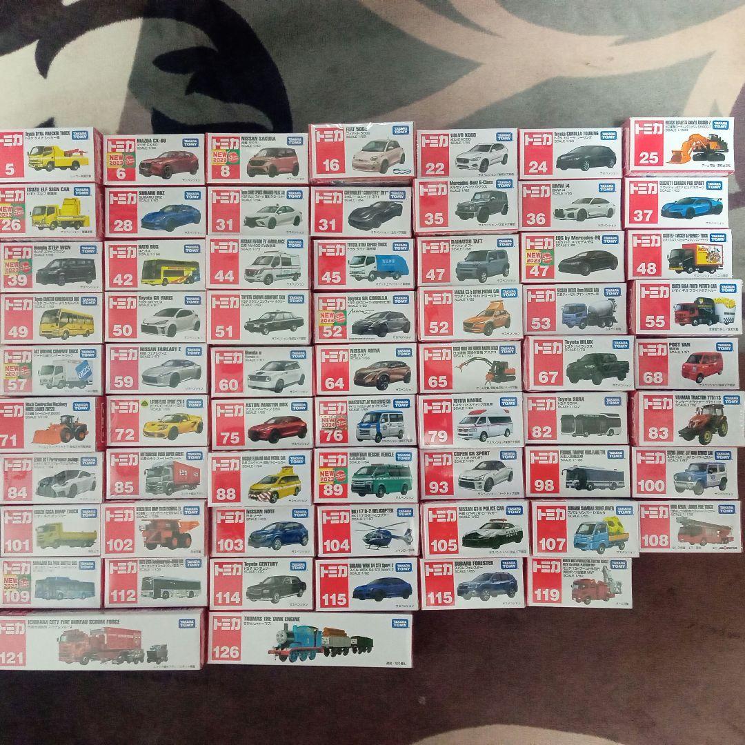 トミカ 新品未開封まとめ売り 89台（ダブり25台含む） - メルカリ