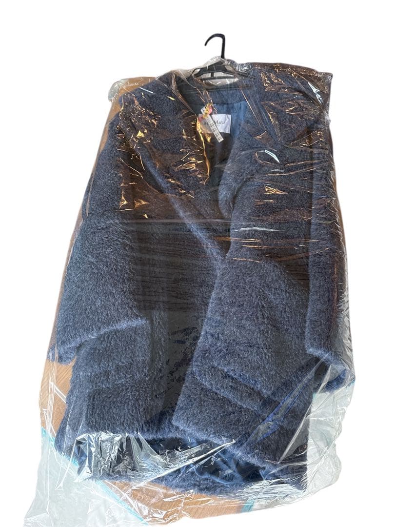 MaxMaraテディベアコートブルージーンズGIRL1 希少 美品xs