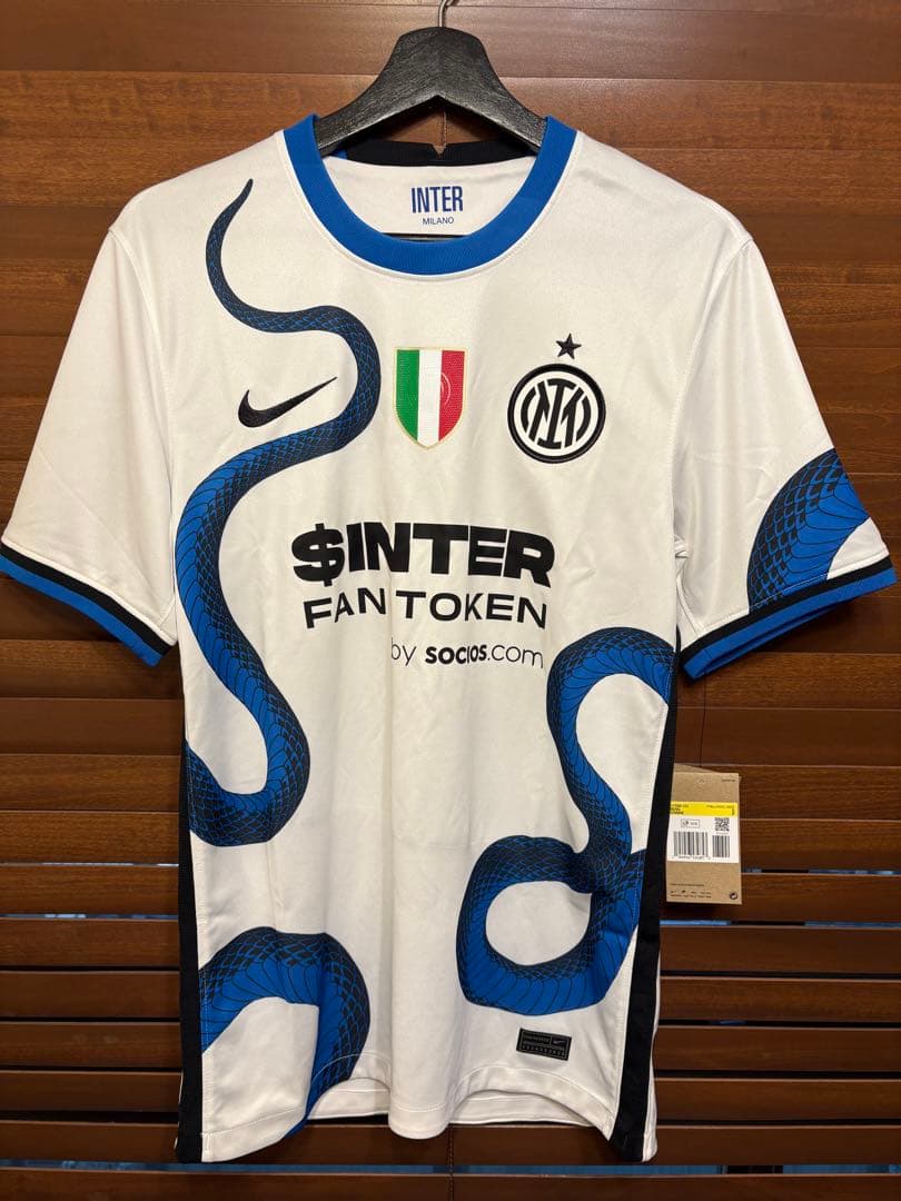 新品 S 21-22 インテル アウェイ ユニフォーム スポンサー有り