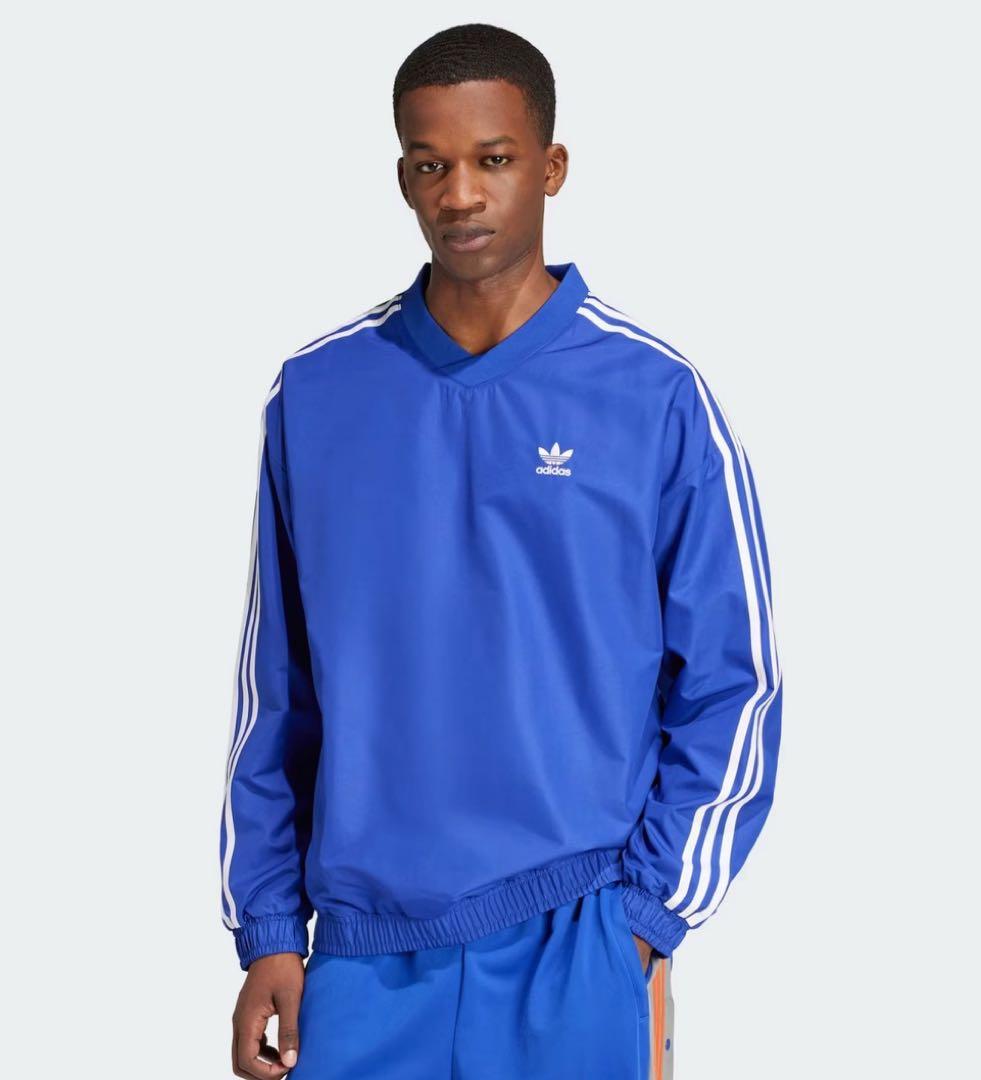 adidas originals アディカラー ウインドブレーカー ブルー XL