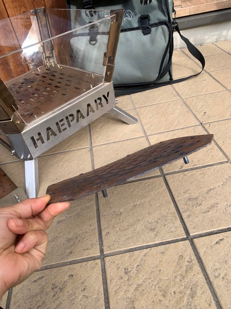 CAMVILケムビル 焚き火台 ステンレス製 収納バッグ&箱付き