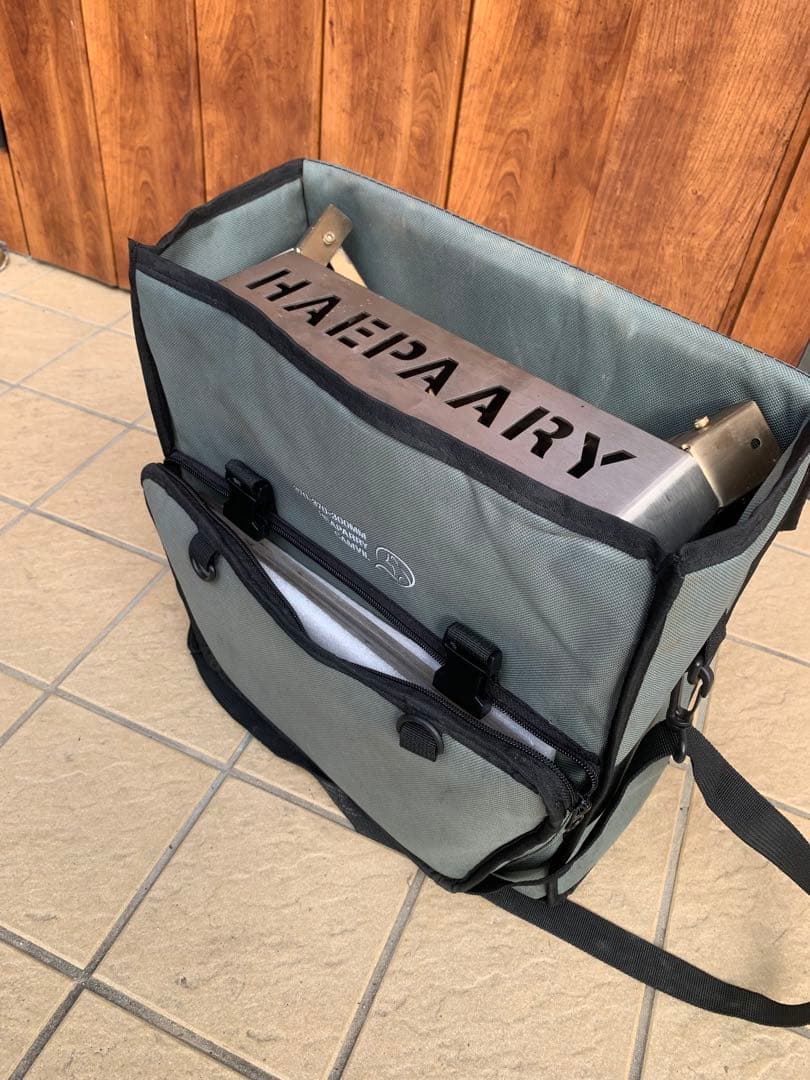 CAMVILケムビル 焚き火台 ステンレス製 収納バッグ&箱付き