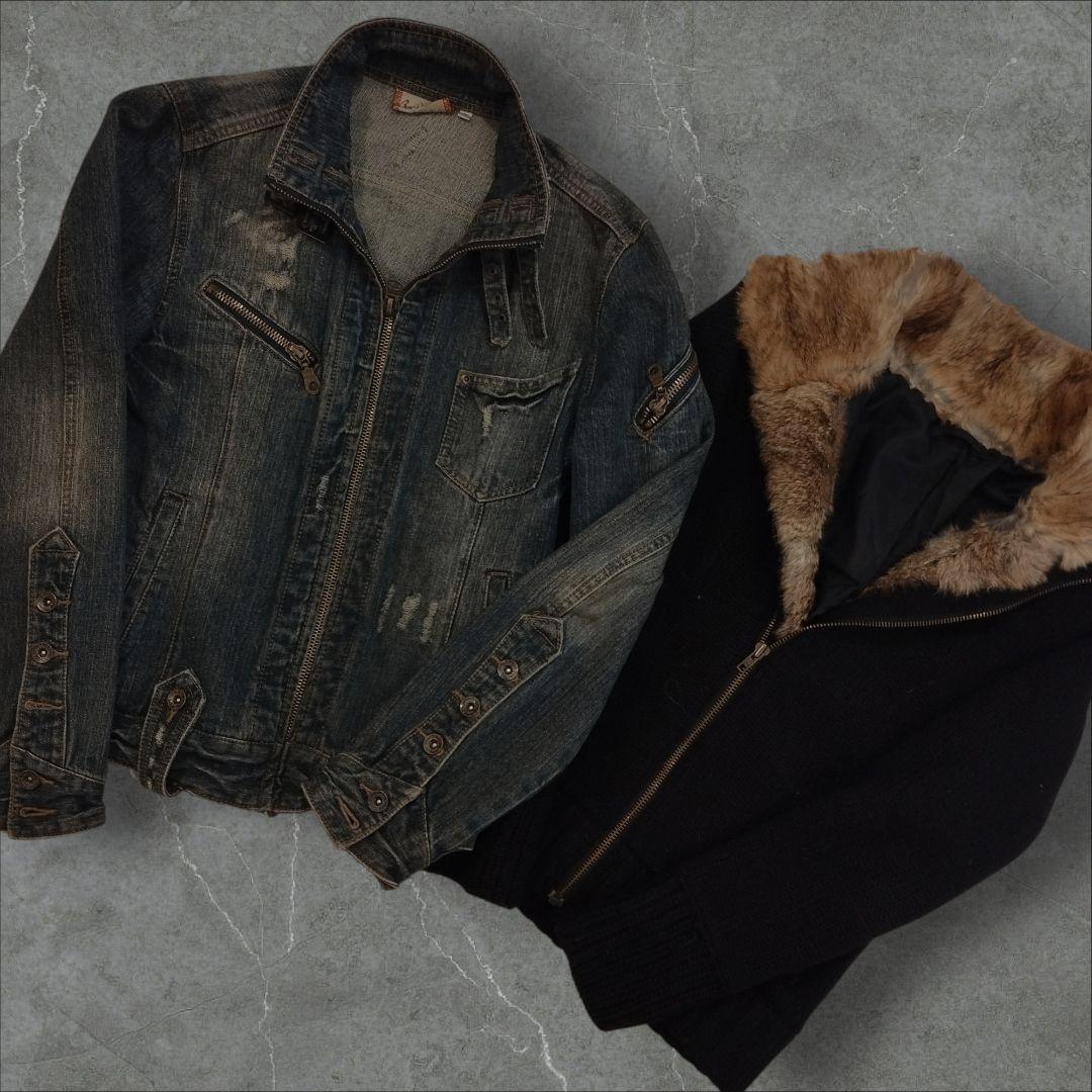 gimmick jacket ファーset dolce&gabbana lgb