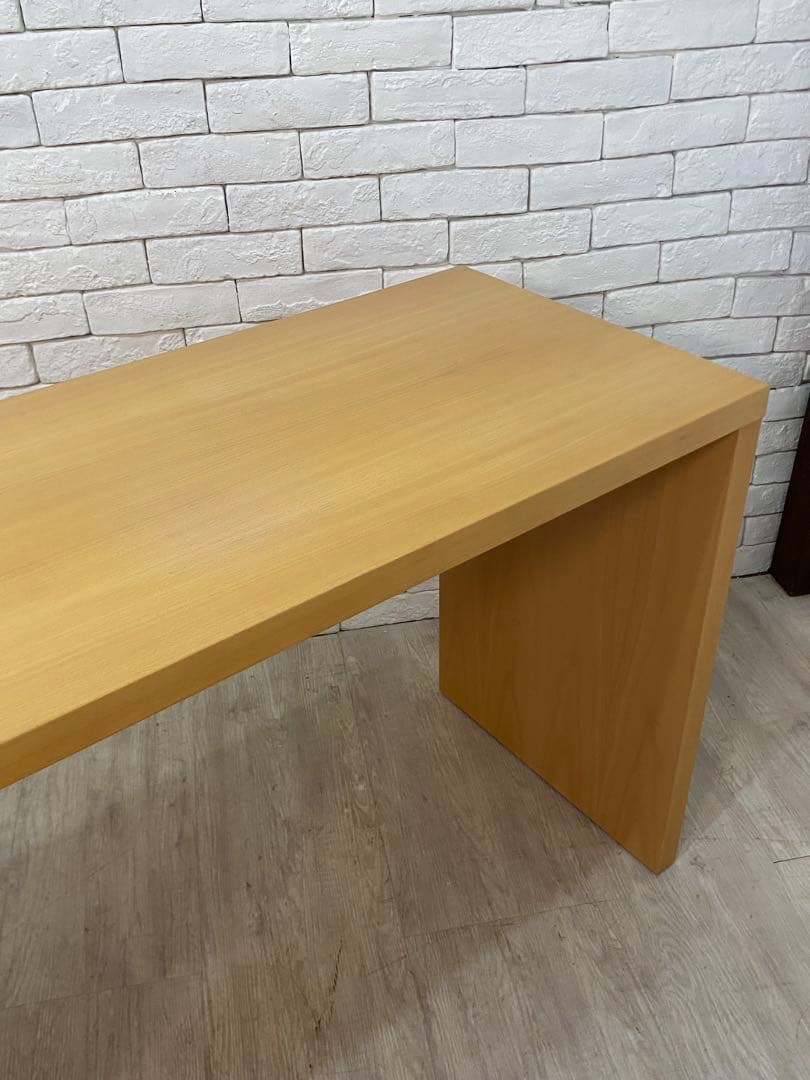 【東京都内23区配送無料】MUJI 無印　デスク　机　木製 学習　書斎　事務所