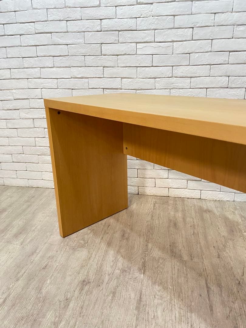 【東京都内23区配送無料】MUJI 無印　デスク　机　木製 学習　書斎　事務所