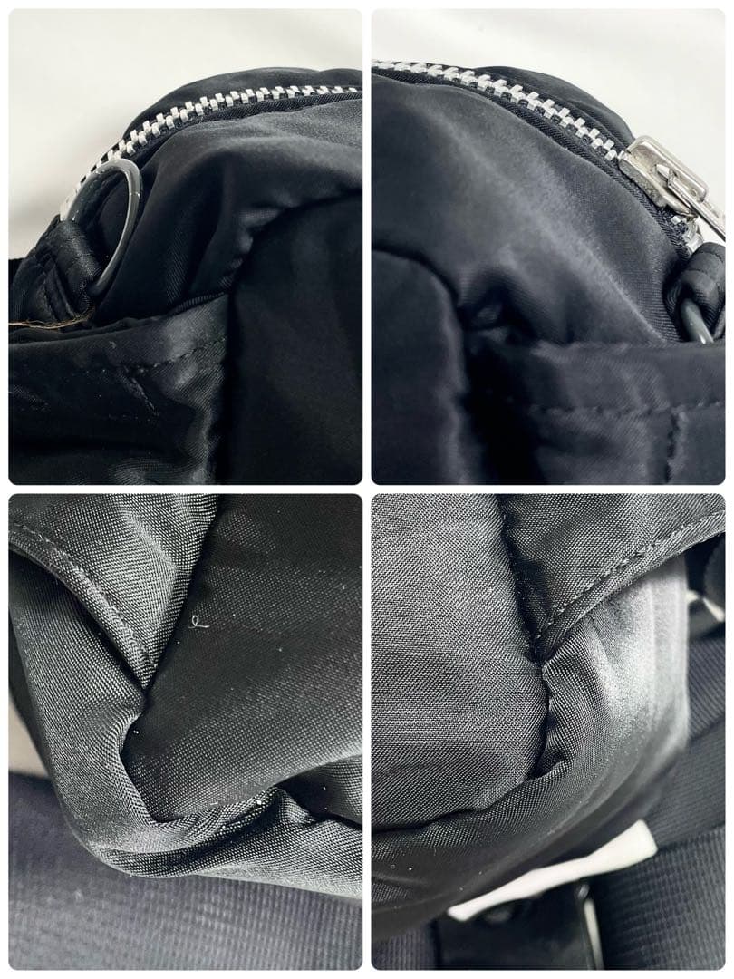 ポーター 吉田カバン タンカー ショルダーバッグ ロゴ 大容量 多機能 ブラック