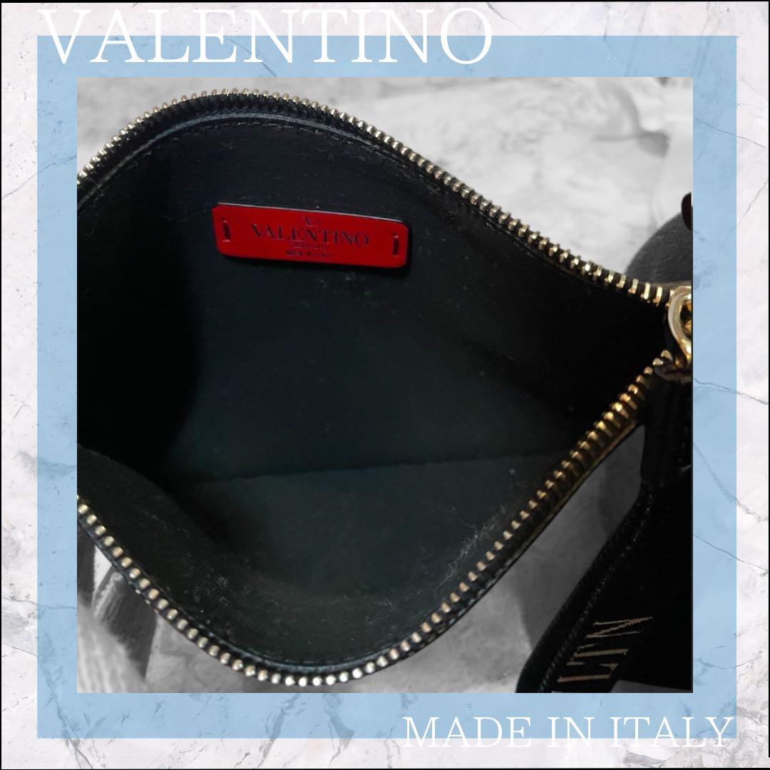 VALENTINO《ヴァレンティノ》透明PVCポーチ ショルダークリアバッグ美品