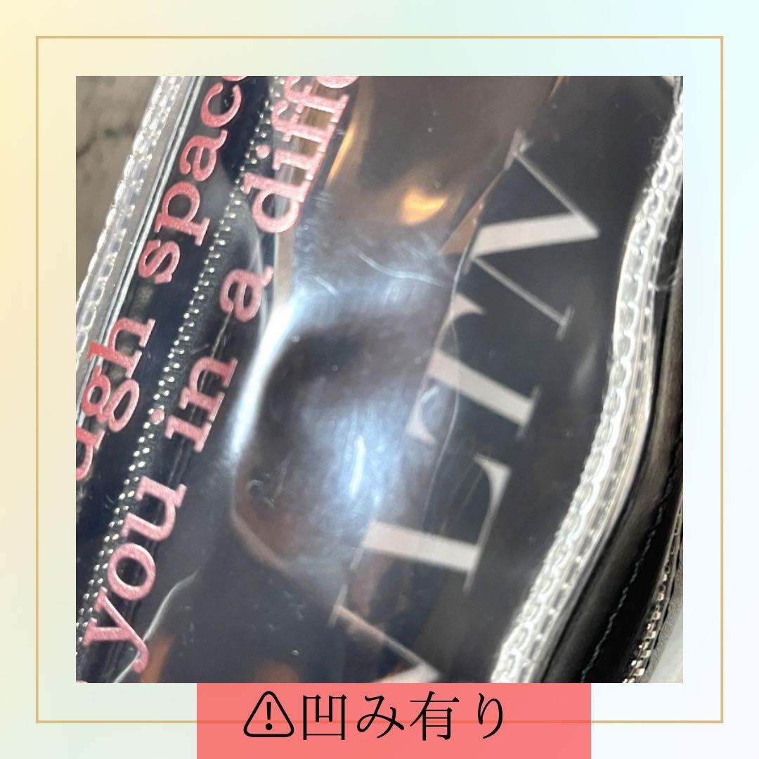 VALENTINO《ヴァレンティノ》透明PVCポーチ ショルダークリアバッグ美品