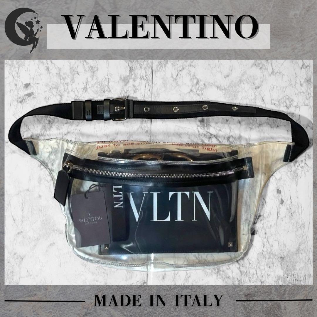 VALENTINO《ヴァレンティノ》透明PVCポーチ ショルダークリアバッグ美品