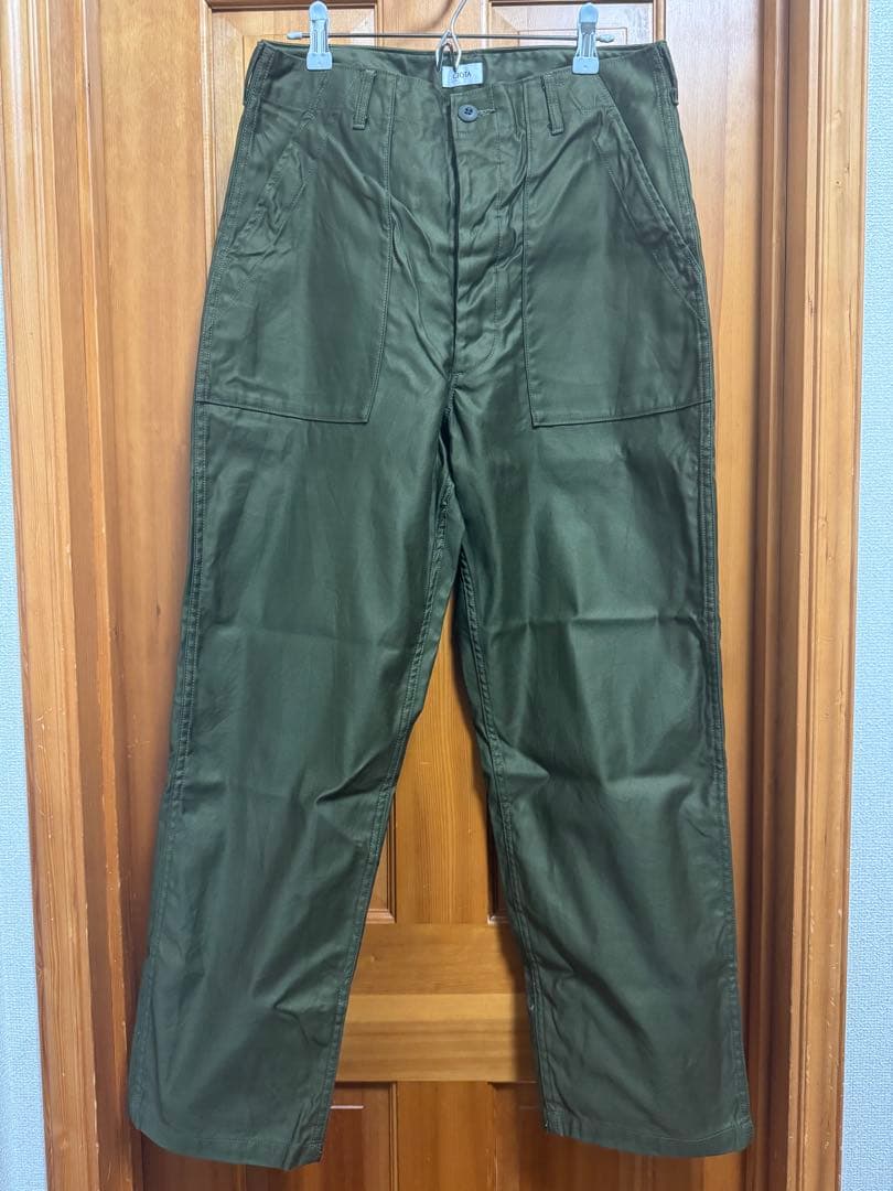 CIOTA for EDIFICE スビンコットン モールスキン ベイカーパンツ