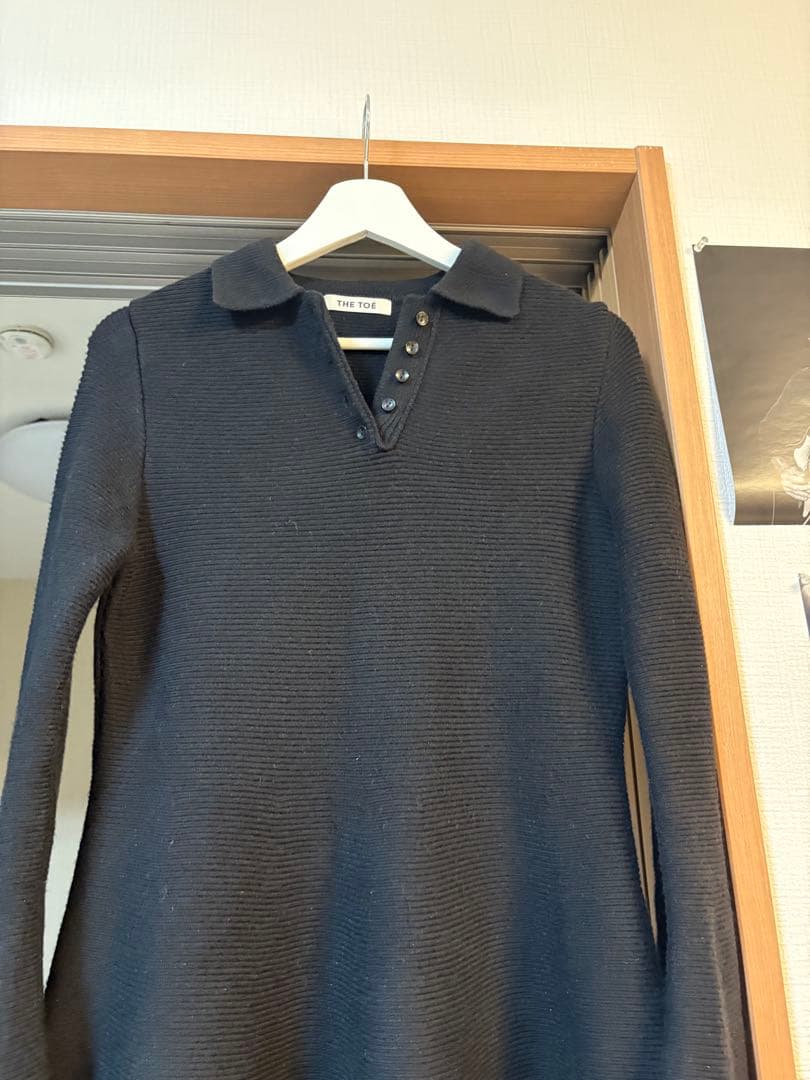 the toe Reims flare onepiece ワンピース ブラック THETOE】Reims